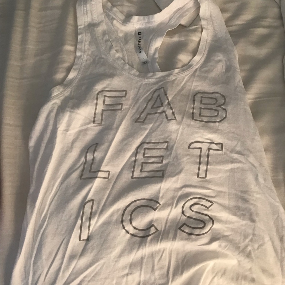 White Workout Tank